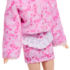 Barbie Cutie Reveal Doll & Accessories, Cuddly Series Lamb With 10 Surprises