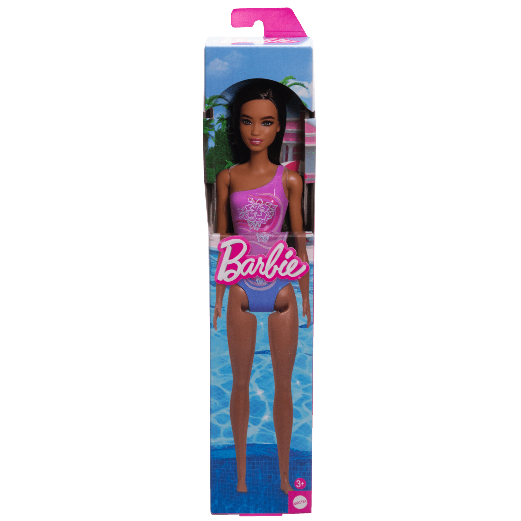 Barbie Fashion & Beauty Boneca Praia com Maiô Roxo