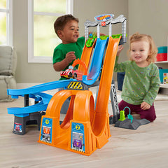 Little People Hot Wheels La Tour des Boucles de Course