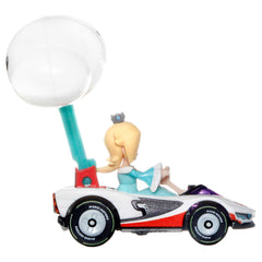 Hot Wheels Mario Kart Vehículo de Juguete Rosalina P-Wing con Cloud Glider