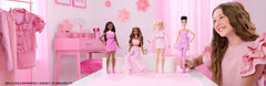 Barbie Fashionista Boneca Barbie Fashionista Deluxe Style Boneca com Vestido Rosa com Estrelas