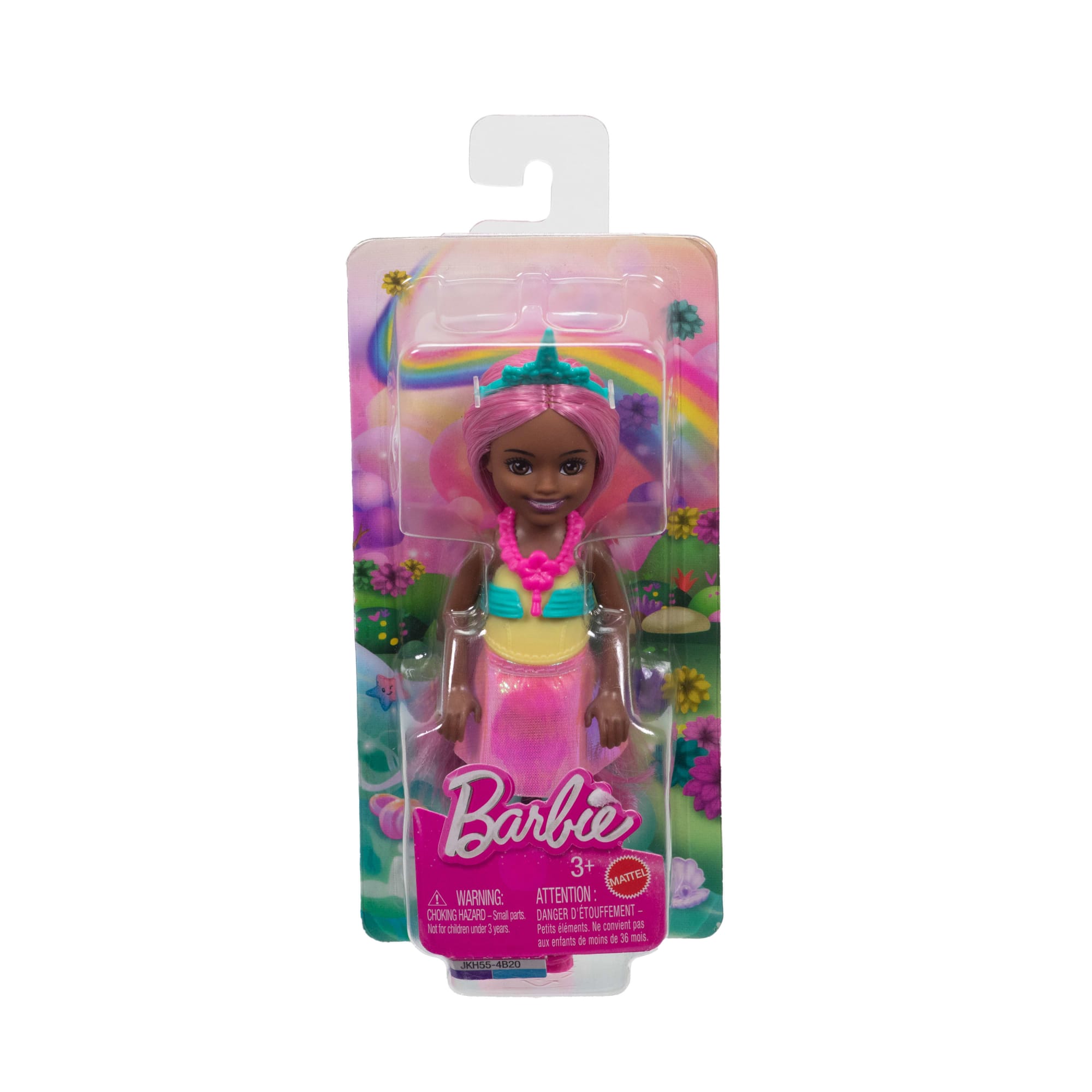 Barbie Chelsea Unicorn Small Doll With Pink Hair, Removable Tail, Shoes & Hair Accessory, 6-Inch Toy