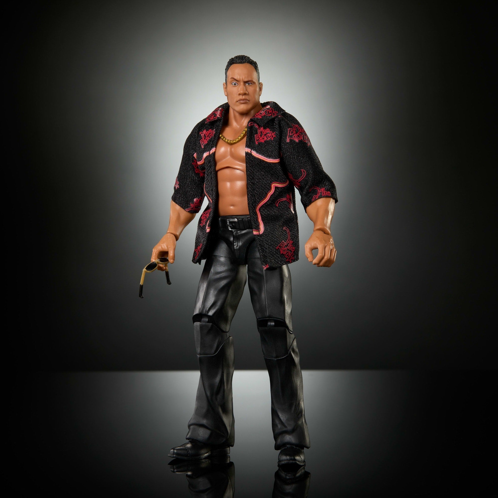 WWE Monday Night War Elite Collection The Rock Action Figure & Accessories 6-Inch Set