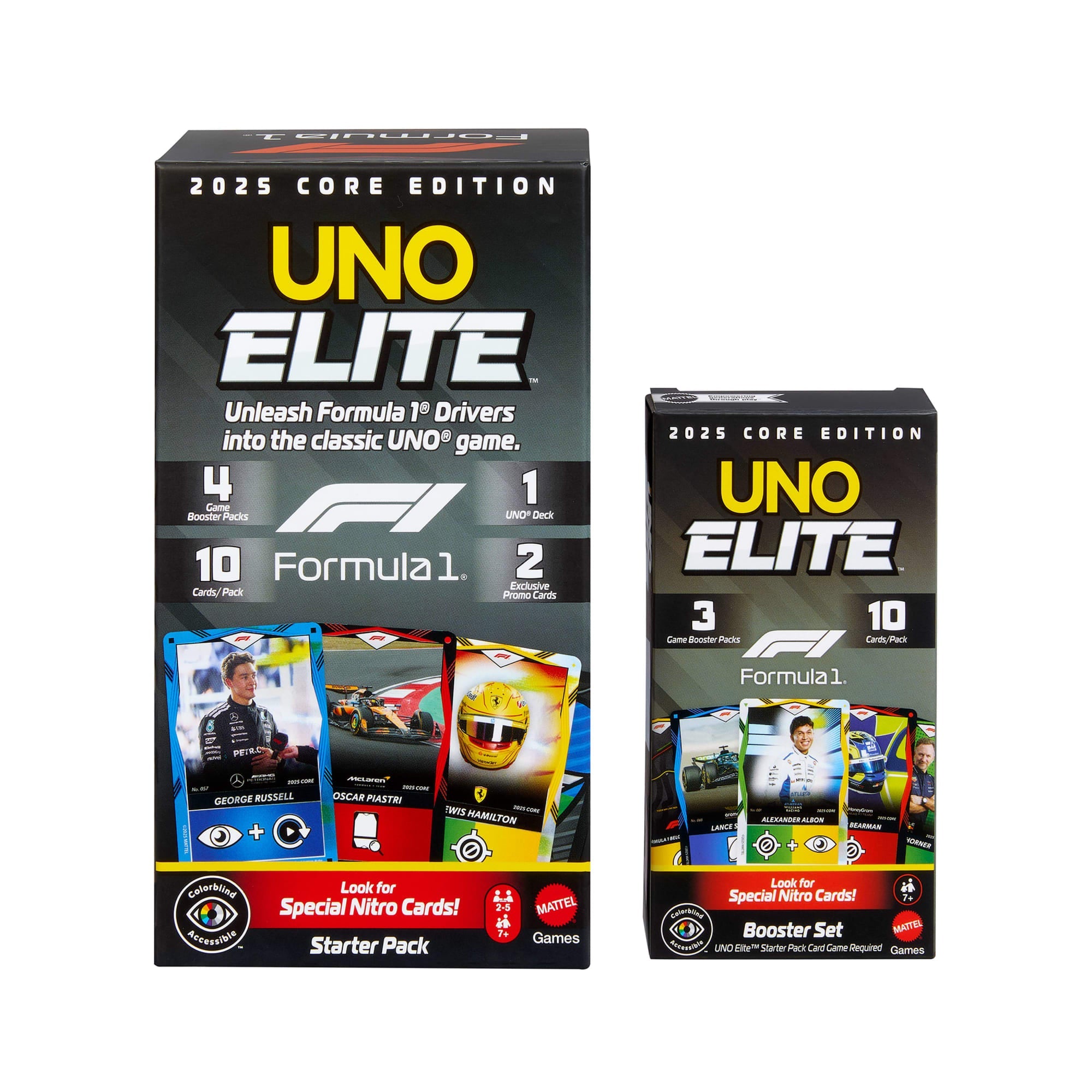 UNO Elite F1 Jogo de Cartas Booster Set