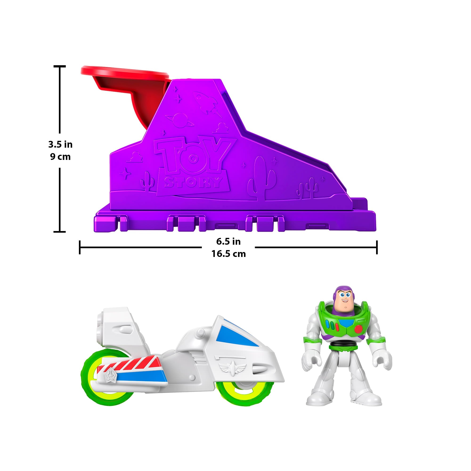 Imaginext Launcher Set With Disney And Pixar Toy Story Buzz Lightyear Figure
