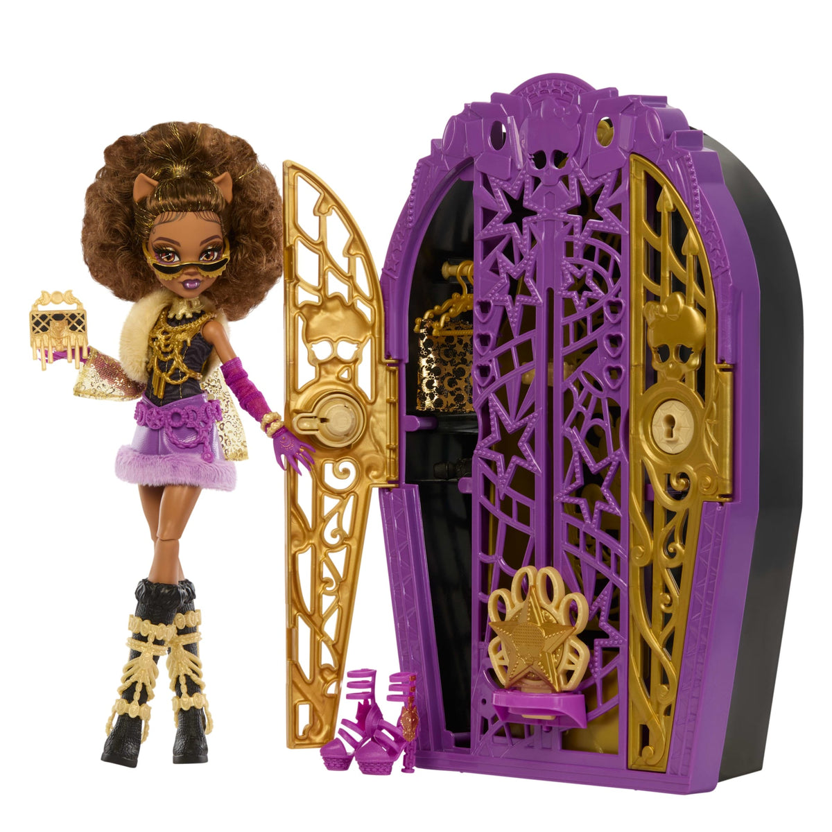 Monster High Boneca Skulltimate Hauntlywood Clawdeen