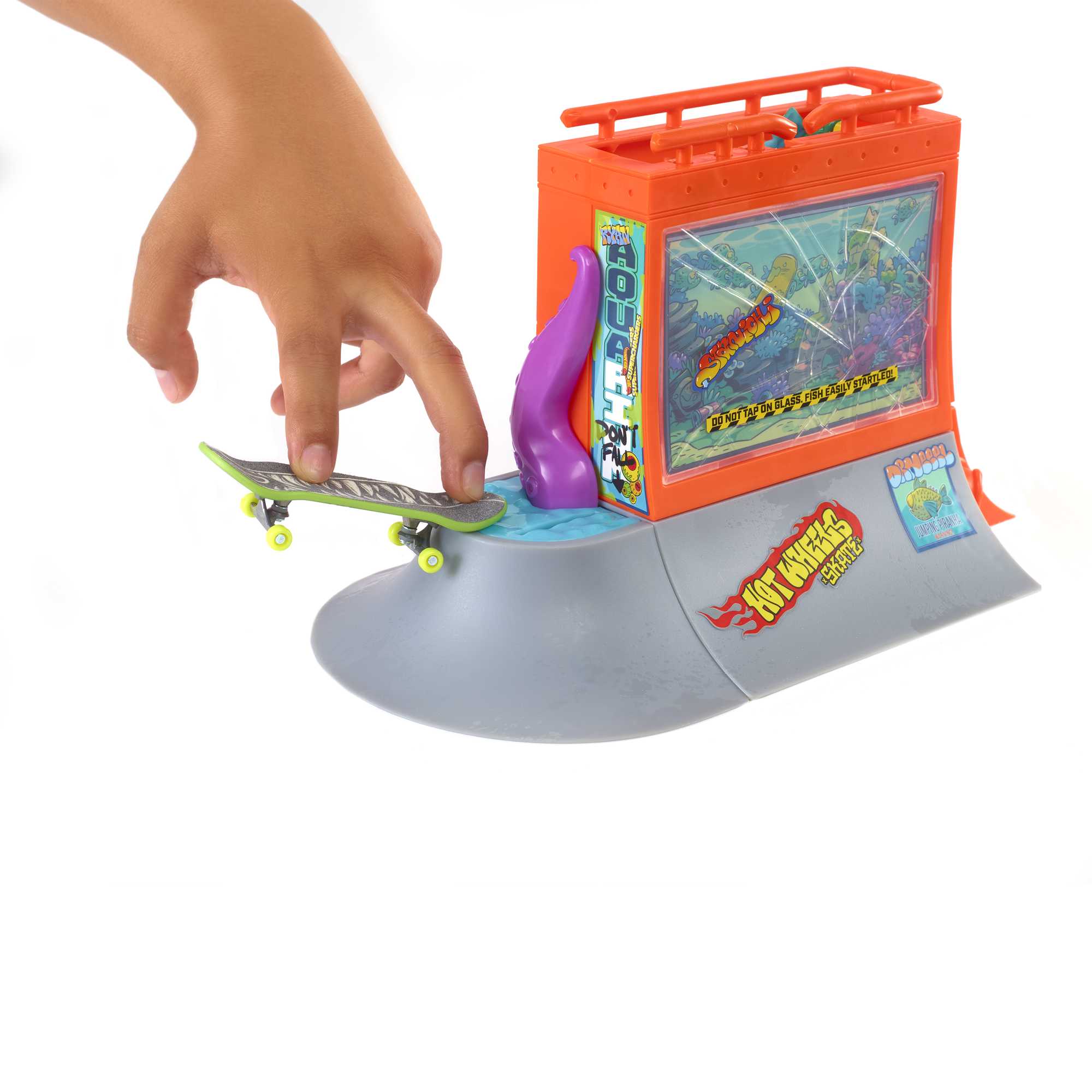 Hot Wheels Skate Pista de Juguete Set Acuario