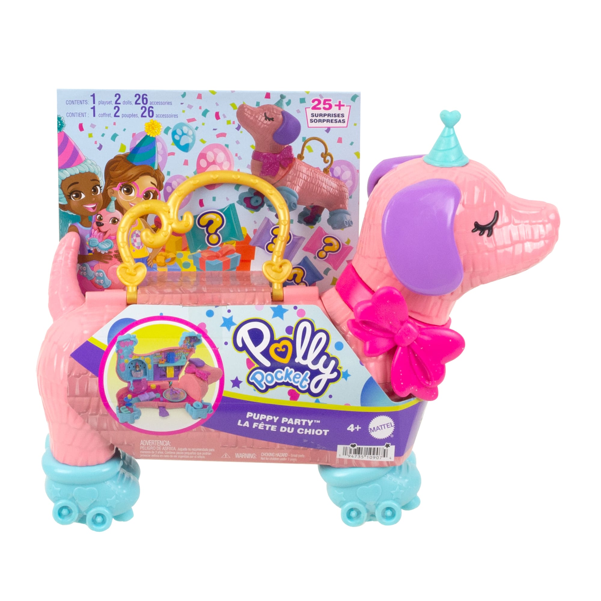 Polly Pocket La Fête des Chiots, 2 Poupées