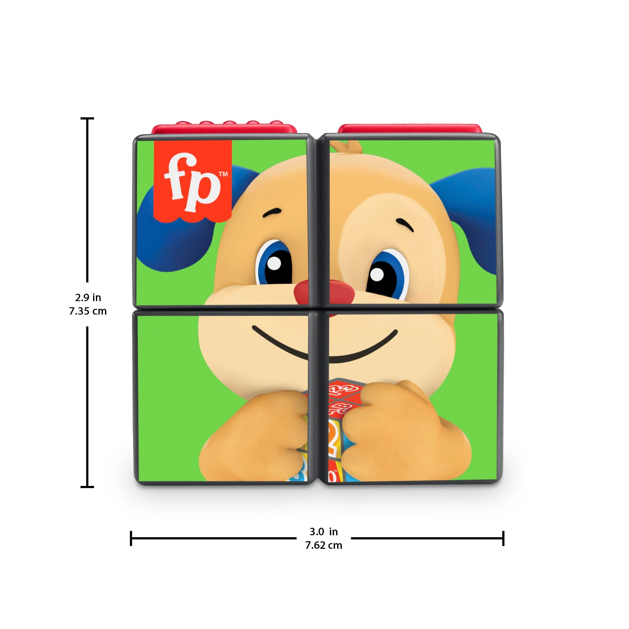 Fisher-Price Baby Learning Toy With Lights And Fine Motor Activities, Puppy's Activity Cube