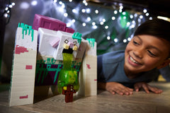 Minecraft Toys, Legends Devourer & Ranger Action Figures & 2 Accessories Set