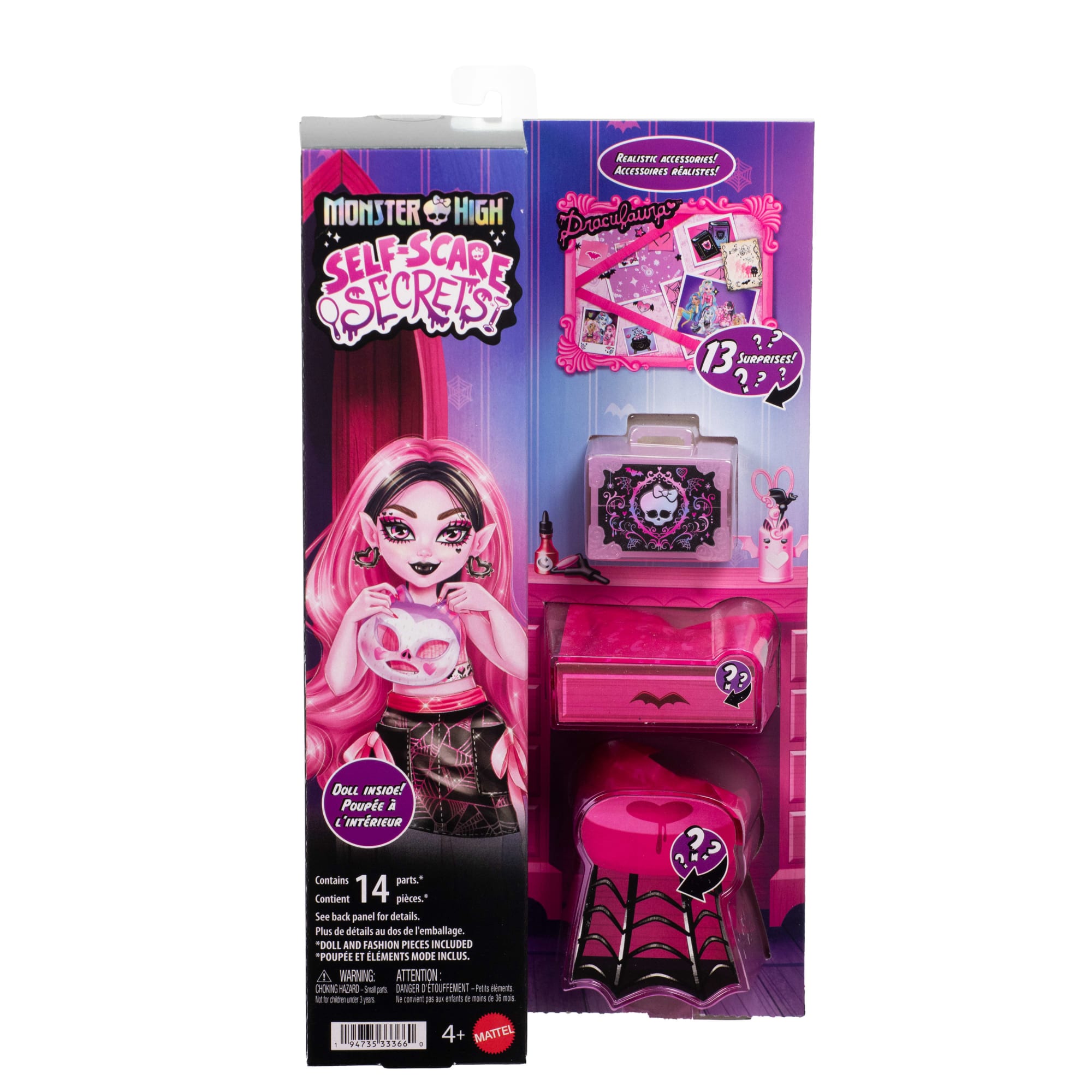Monster High Boneca Monster High Boneca Self-Scare Secrets Draculaura