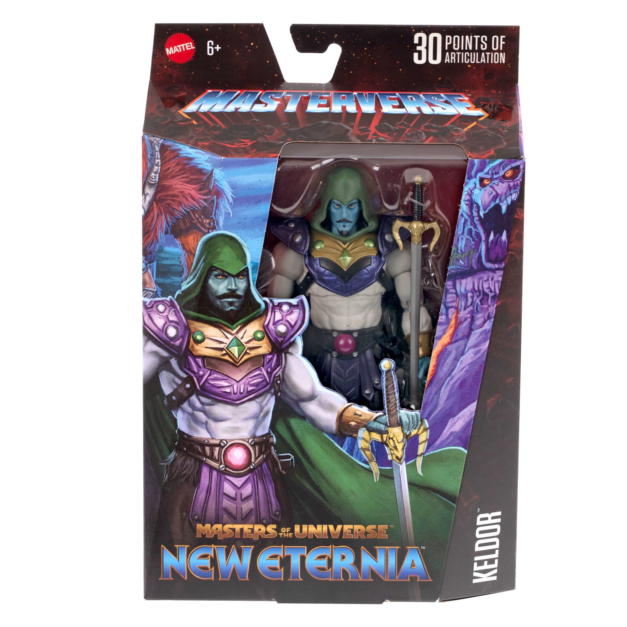 Masters Of The Universe Masterverse New Eternia Keldor Action Figure Toy, 7 Inch With Accessories