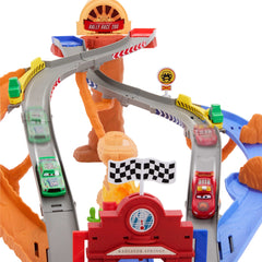 Cars Coffret Piste de Course Rescue Road Course de Radiator Springs