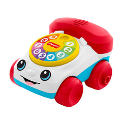 Fisher-Price Chatter Telephone Vehicle Push-Along Toy With Sounds For Baby & Toddler