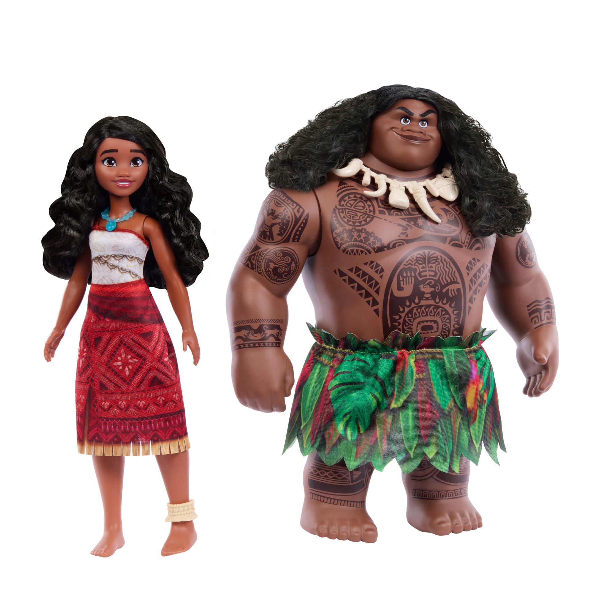 Moana 2 Bonecos Moana e Maui