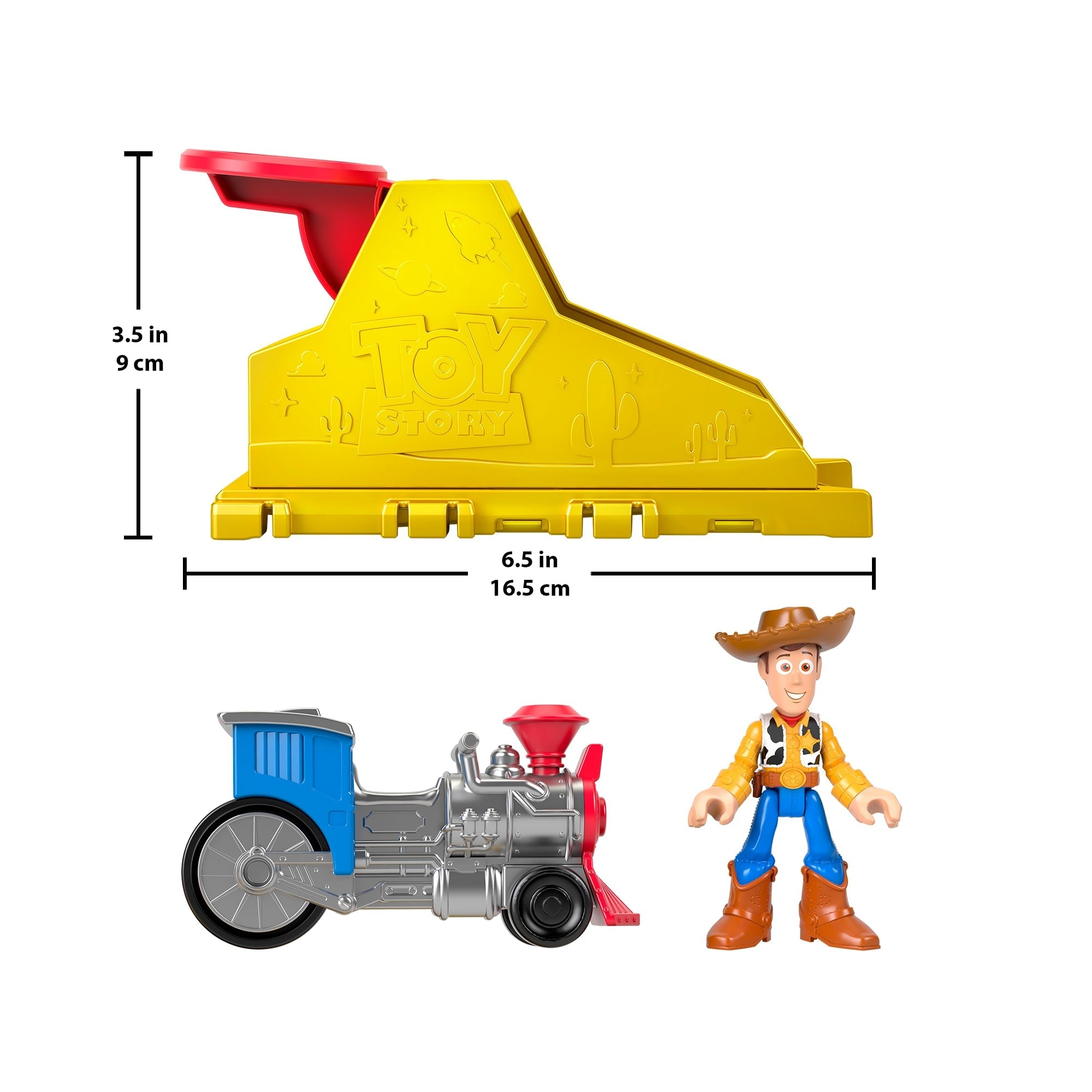 Imaginext Launcher Set With Woody Figure, Inspired By Disney And Pixar Toy Story