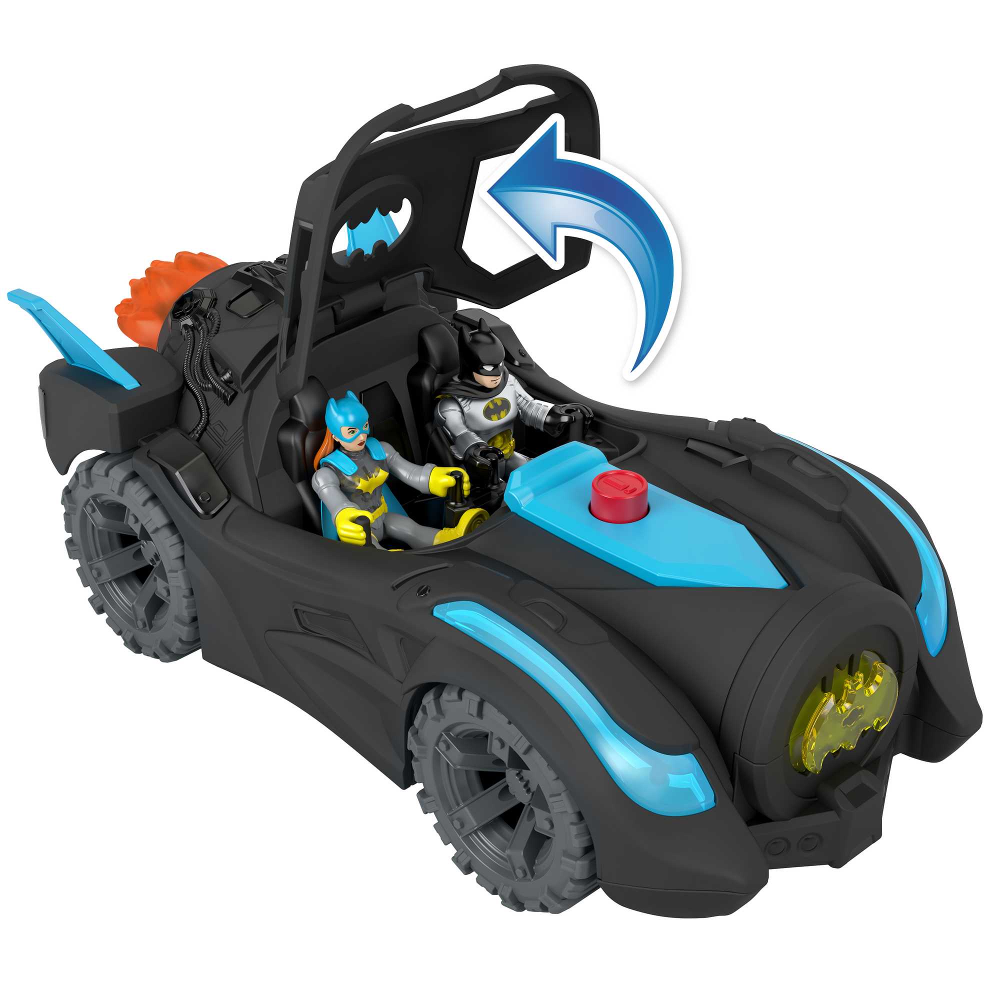 Imaginext DC Super Friends Vehículo de Juguete Batimóvil Luces y Sonido