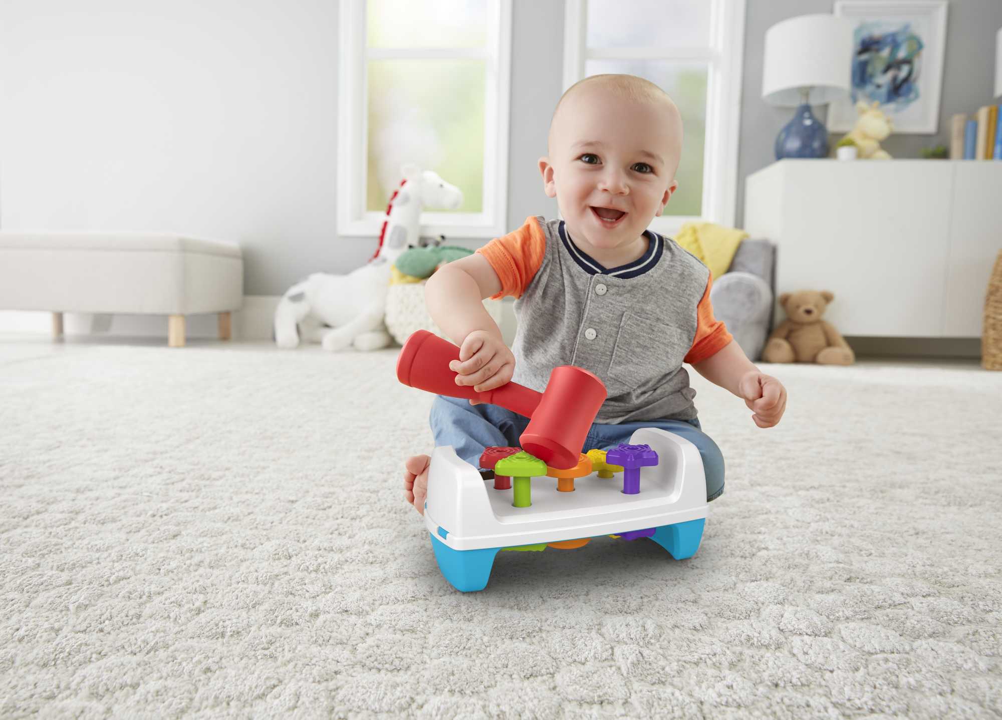 Établi Recto-Verso de Fisher-Price, Jouets à 2 Côtés Pour Bébés et Tout-Petits