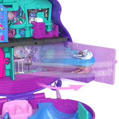 Polly Pocket  Monster High  Coffret Avec 3Micro-Poupées et 10Acc.