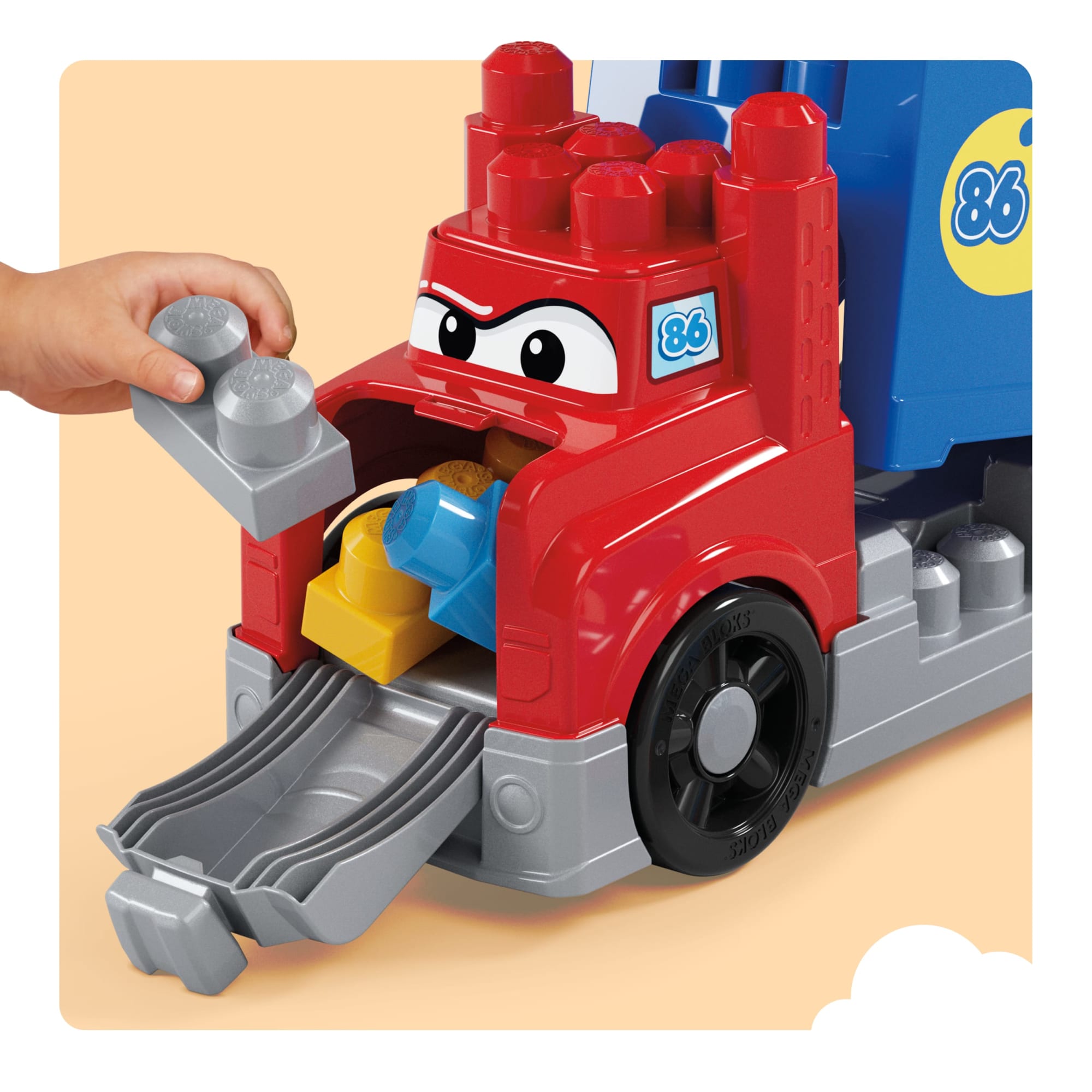 Mega Bloks Jogo de Construção Caminhão de corridas – Construa e corra!