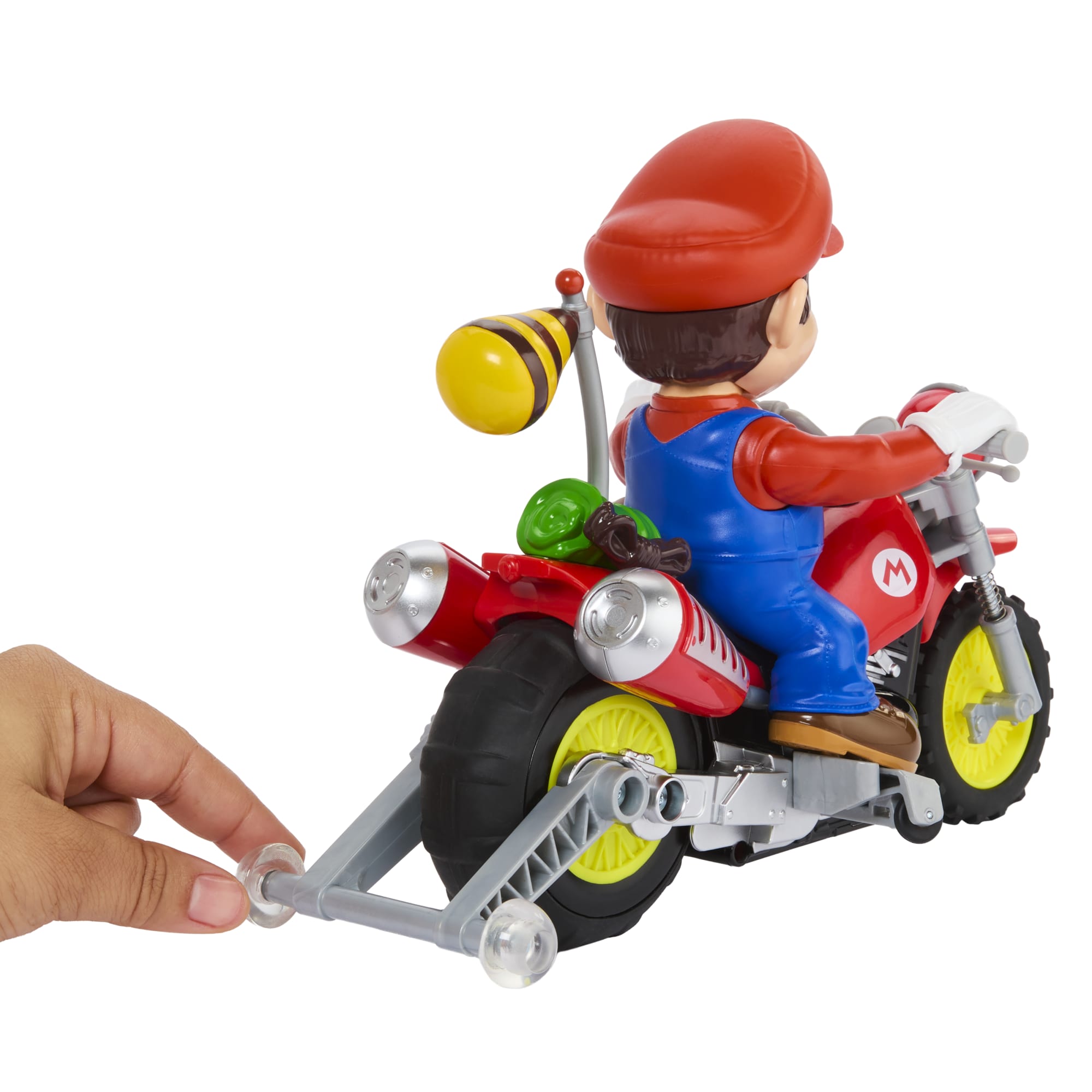 Hot Wheels RC Mario Wheelie Motocross RC, Remote-Controlled Battery-Powered Vehicle