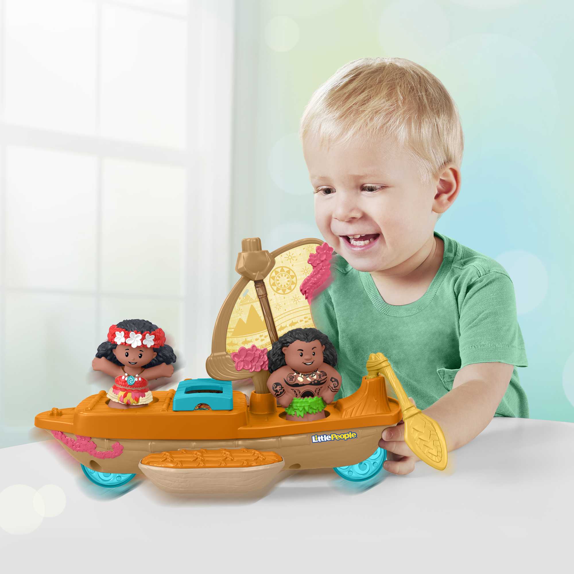 Little People Princesses Disney Le Canoë de Moana et Maui