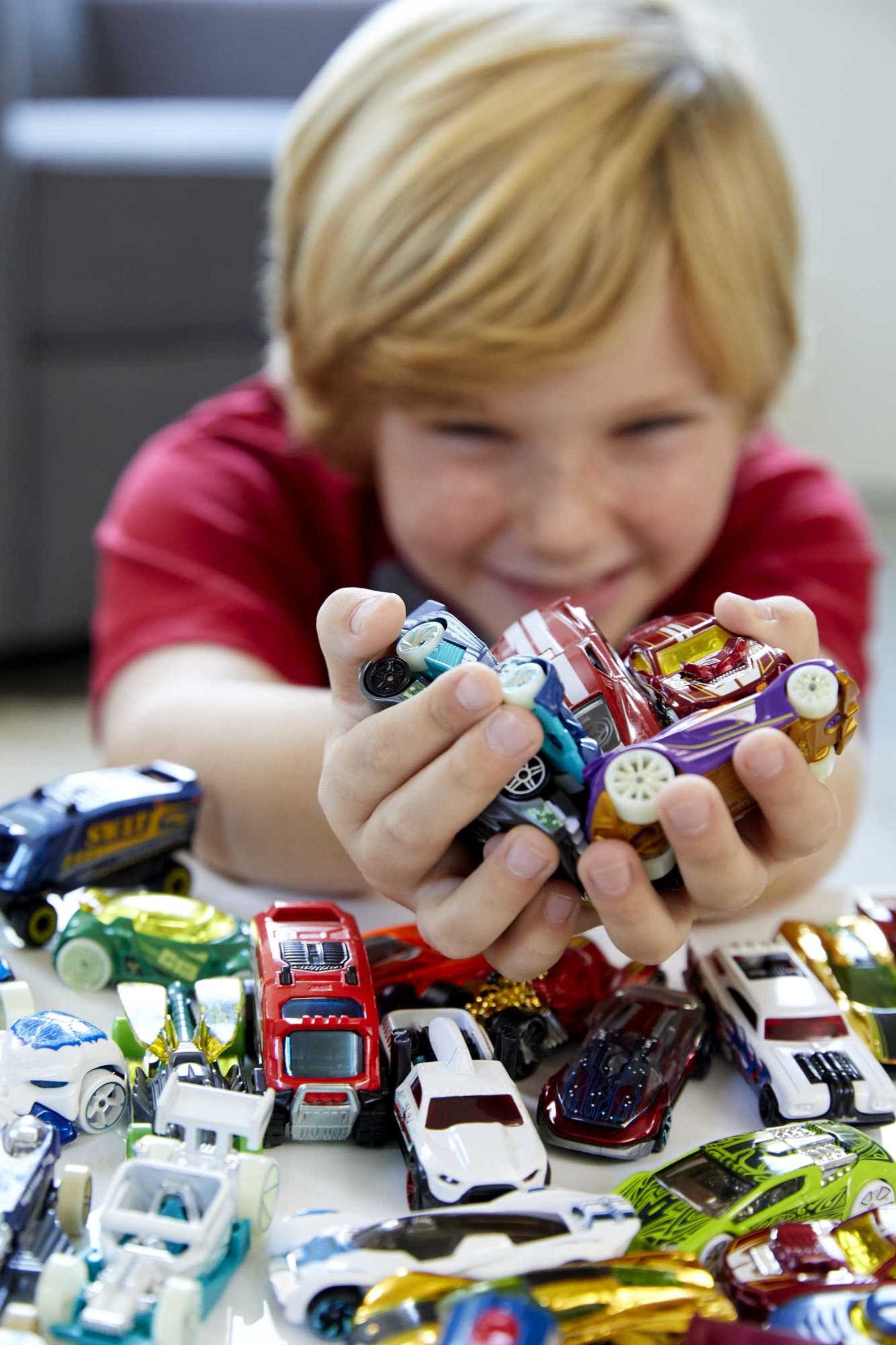 Hot Wheels 1:64 Scale Toy Cars & Trucks, 50-Pack