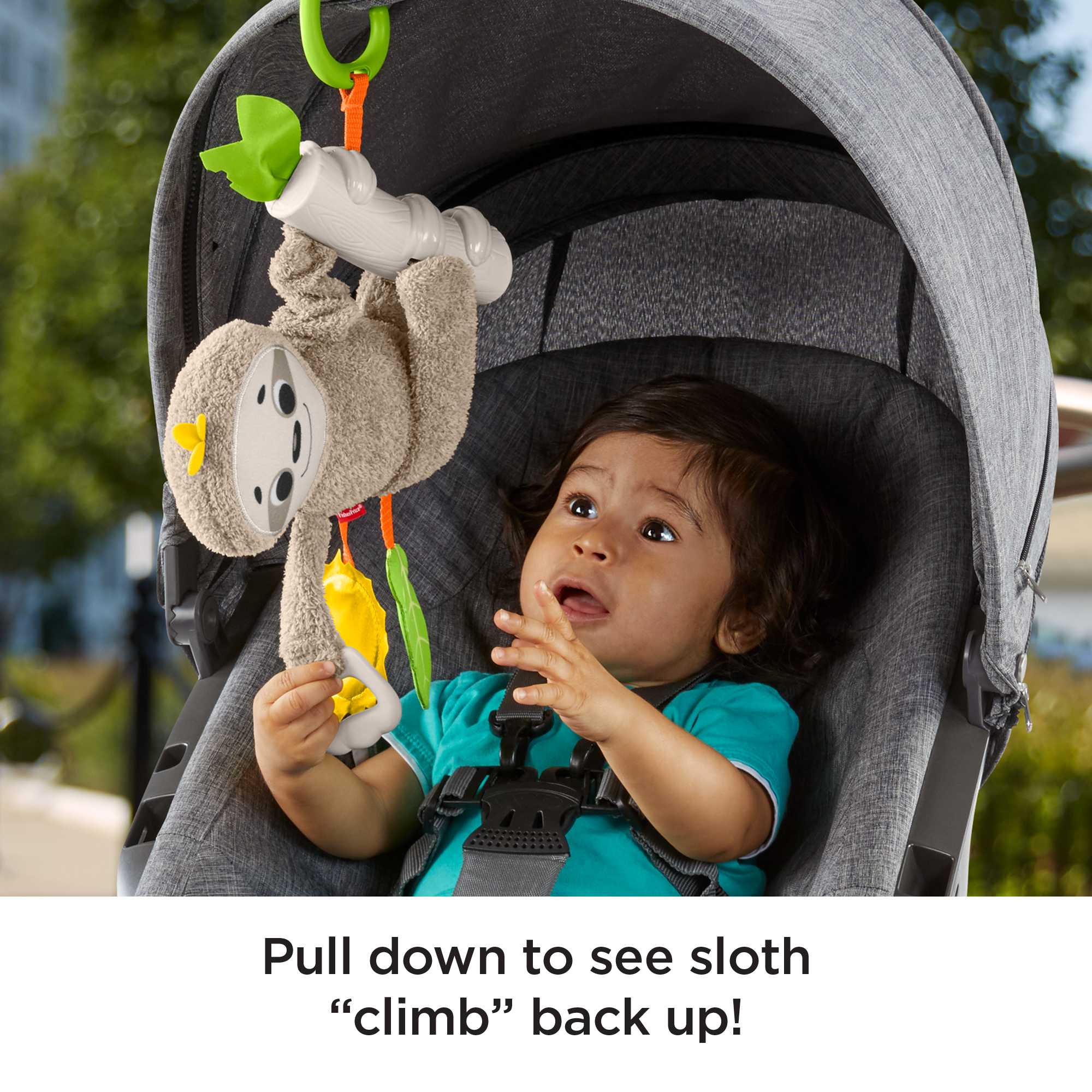Fisher-Price Slow Much Fun Stroller Sloth