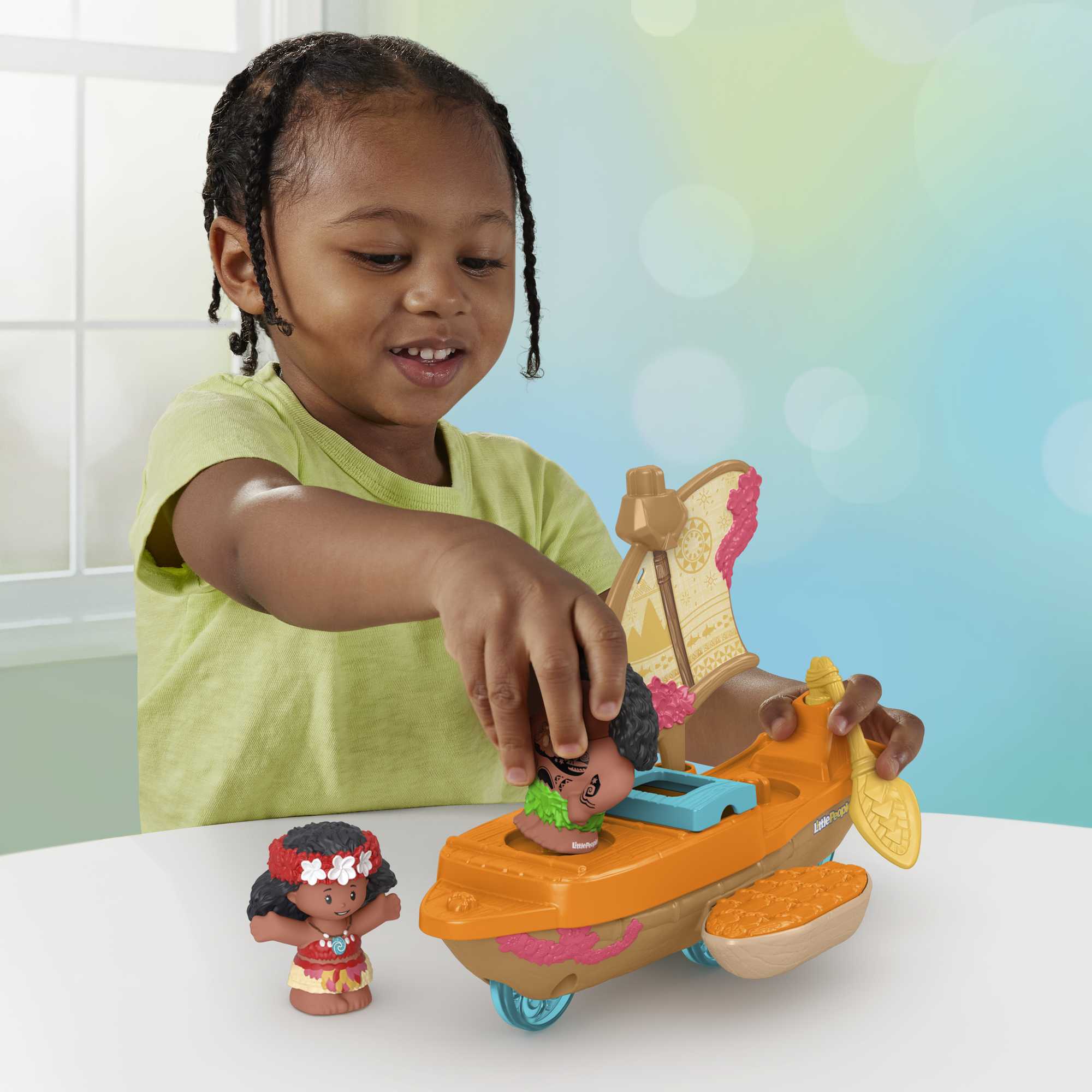 Little People Princesses Disney Le Canoë de Moana et Maui