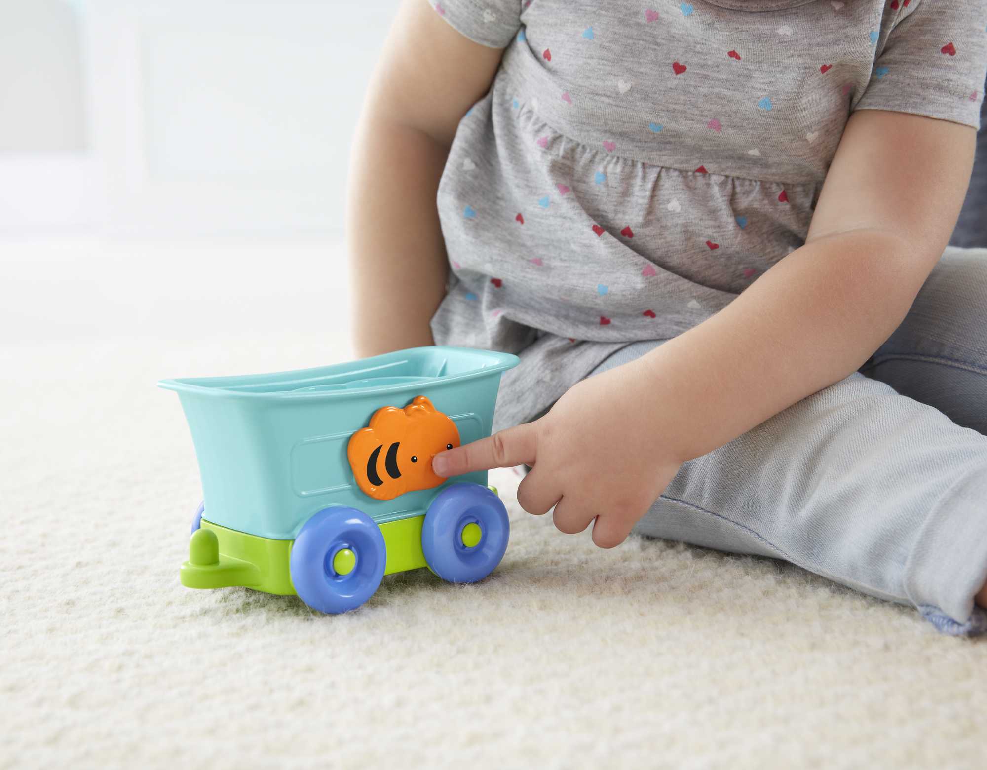 Fisher-Price Juguete para Bebés Silly Safari Tren Animales Divertidos