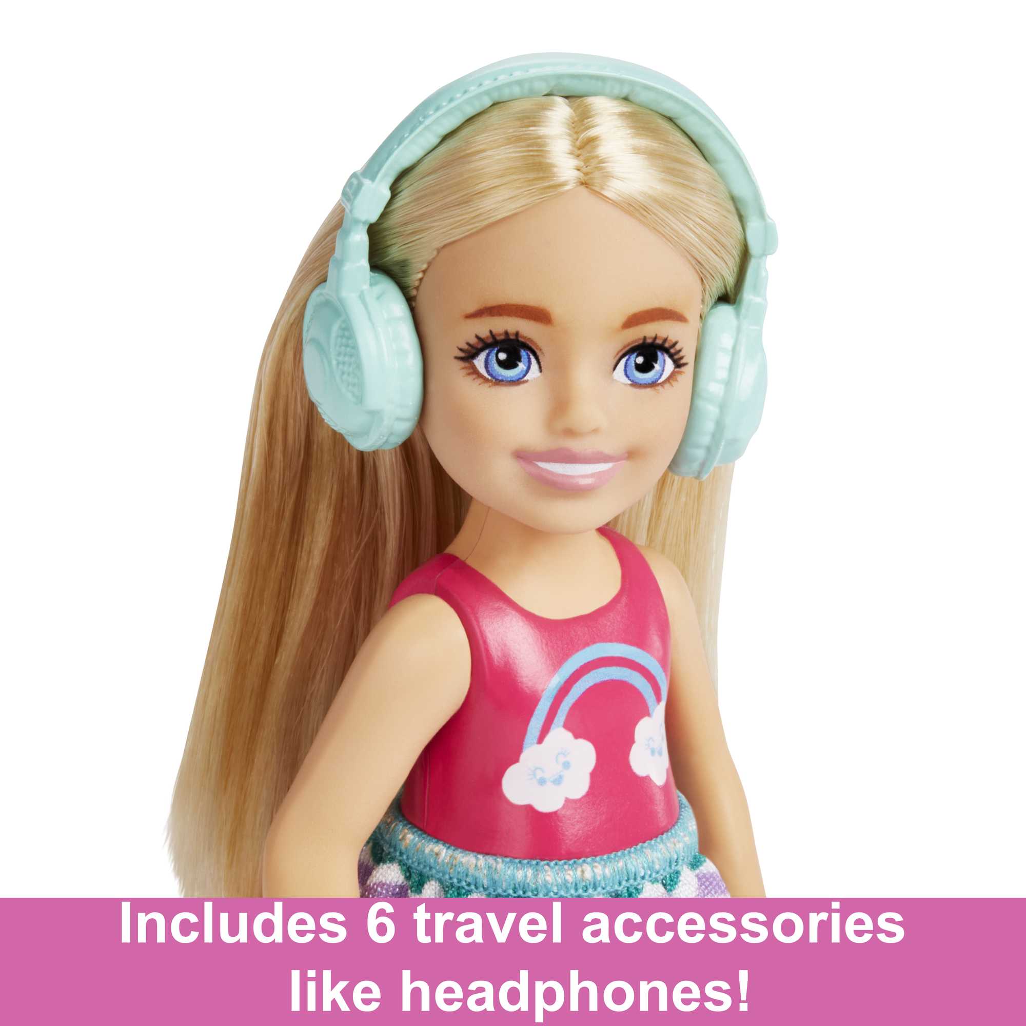 Barbie Toys, Chelsea Doll And Accessories, Travel Set With Puppy