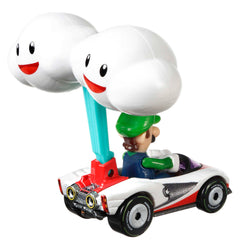 Hot Wheels®  Mario Kart™ Luigi P-Wing et Planeur nuages