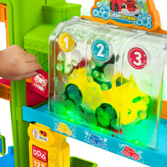 Little People Juguete para Bebés Garaje de Vehículos