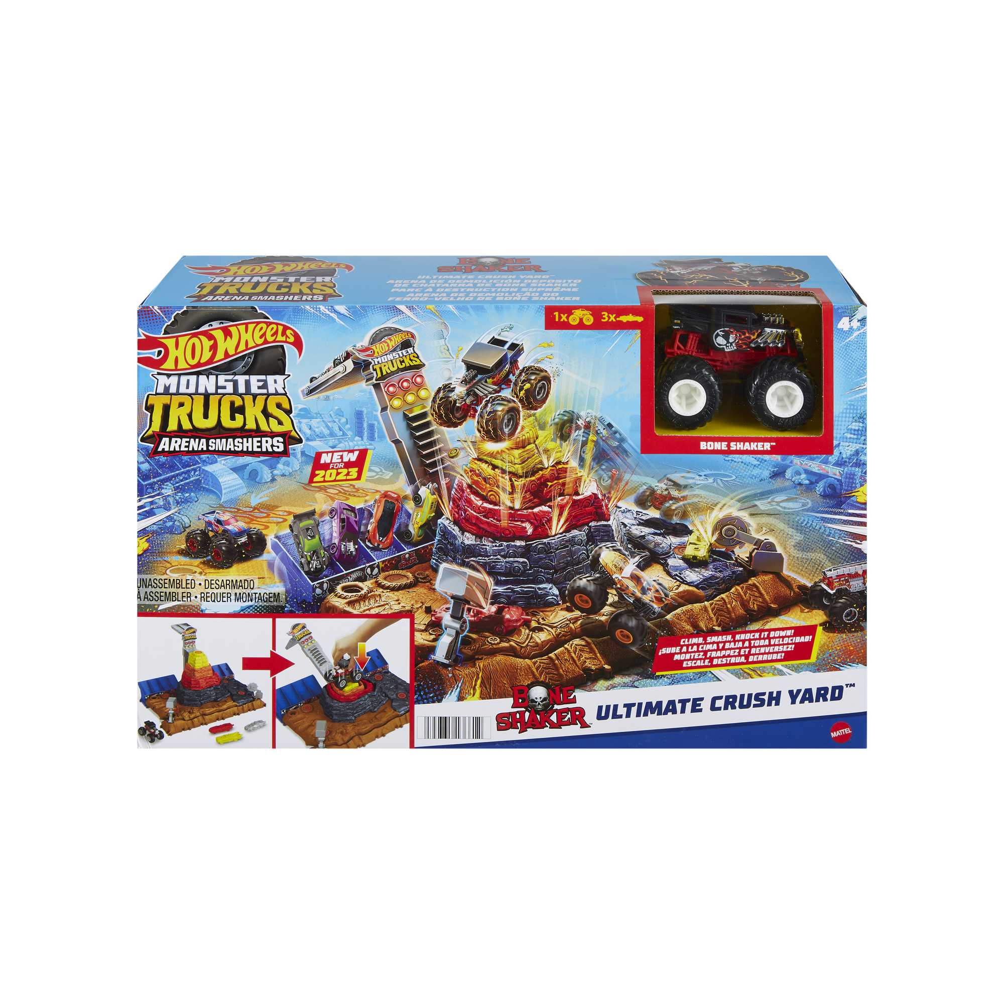 Hot Wheels® Monster Trucks Arena Smashers™ Bone Shaker™ Ultimate Crush Yard™