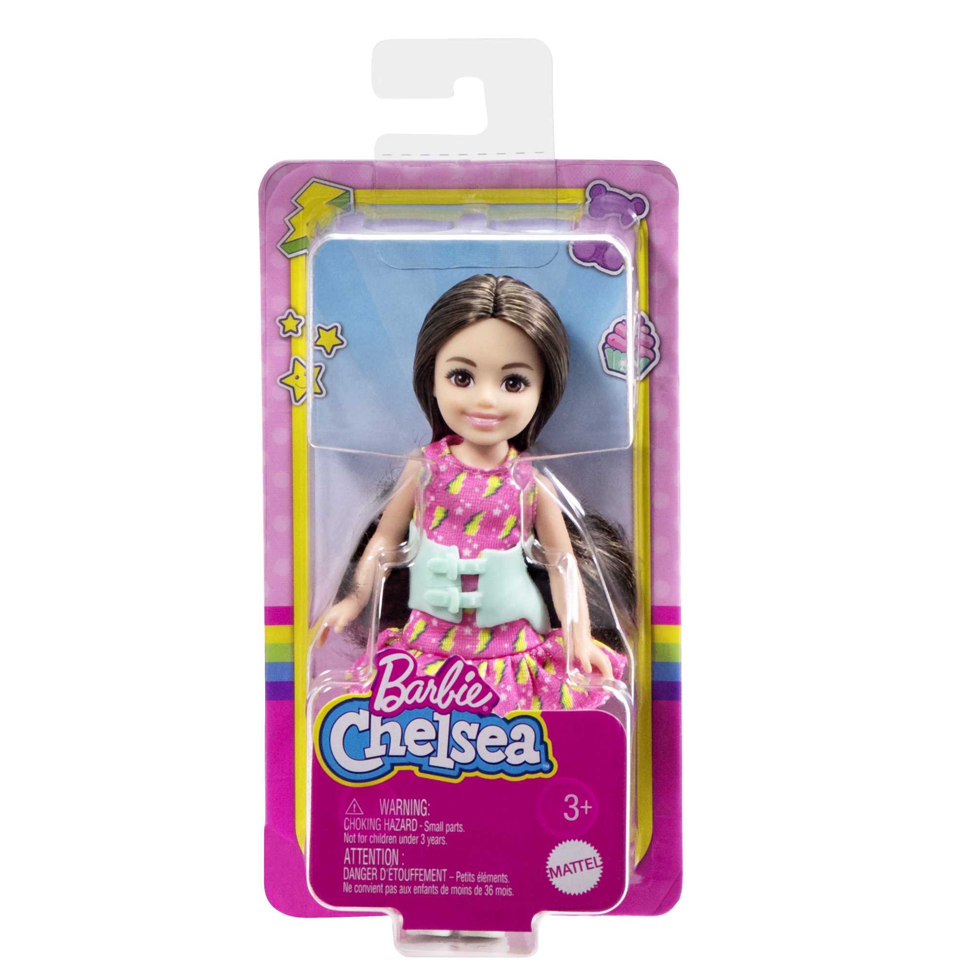 Barbie Toys, Chelsea Doll, 6-inch Small Doll With Brace For Scoliosis Spine Curvature