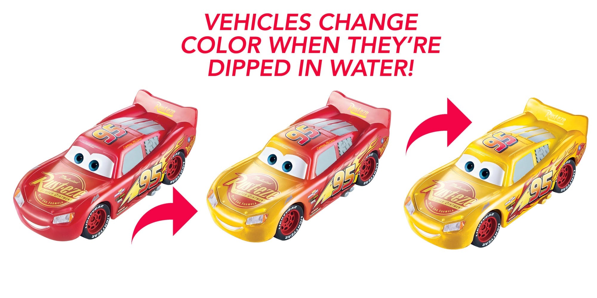 Disney And Pixar Cars On The Road Color Changers Lightning Mcqueen