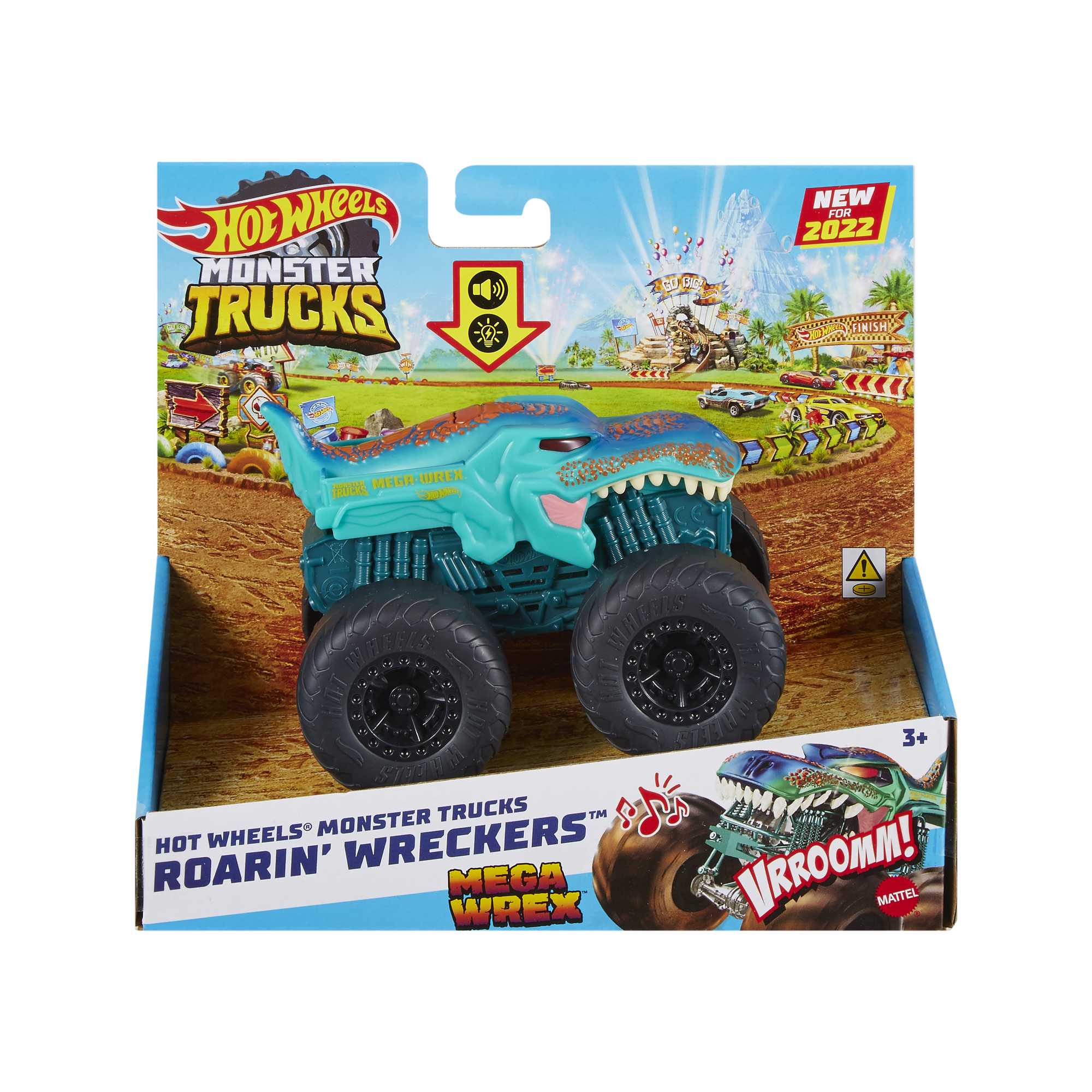 Hot Wheels Monster Trucks Roarin' Wreckers MEGA Wrex
