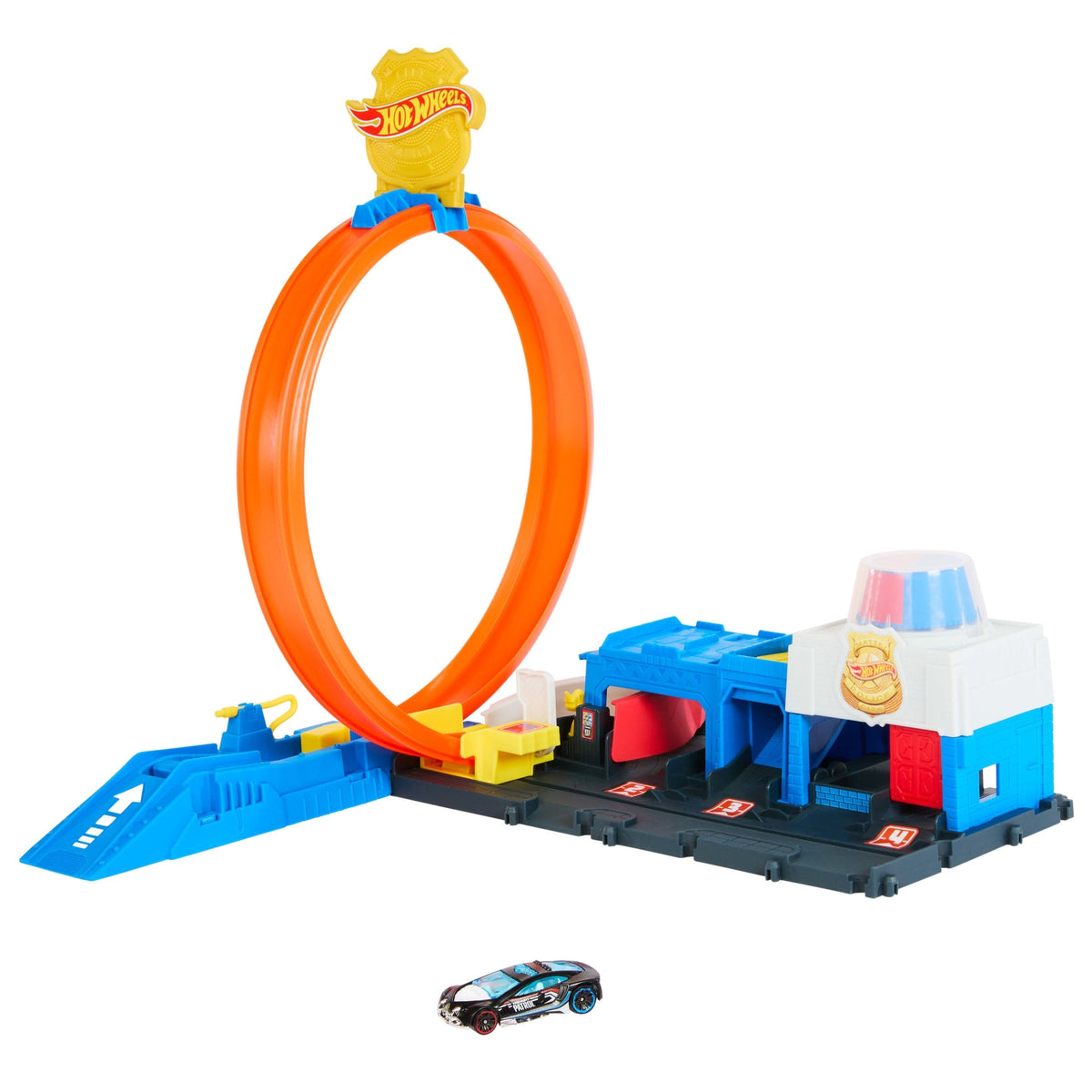 Hot Wheels City Pista de Brinquedo Super Delegacia de Polícia