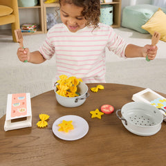Fisher-Price Brinquedo para Bebês Kit para Preparar Macarrão de Madeira
