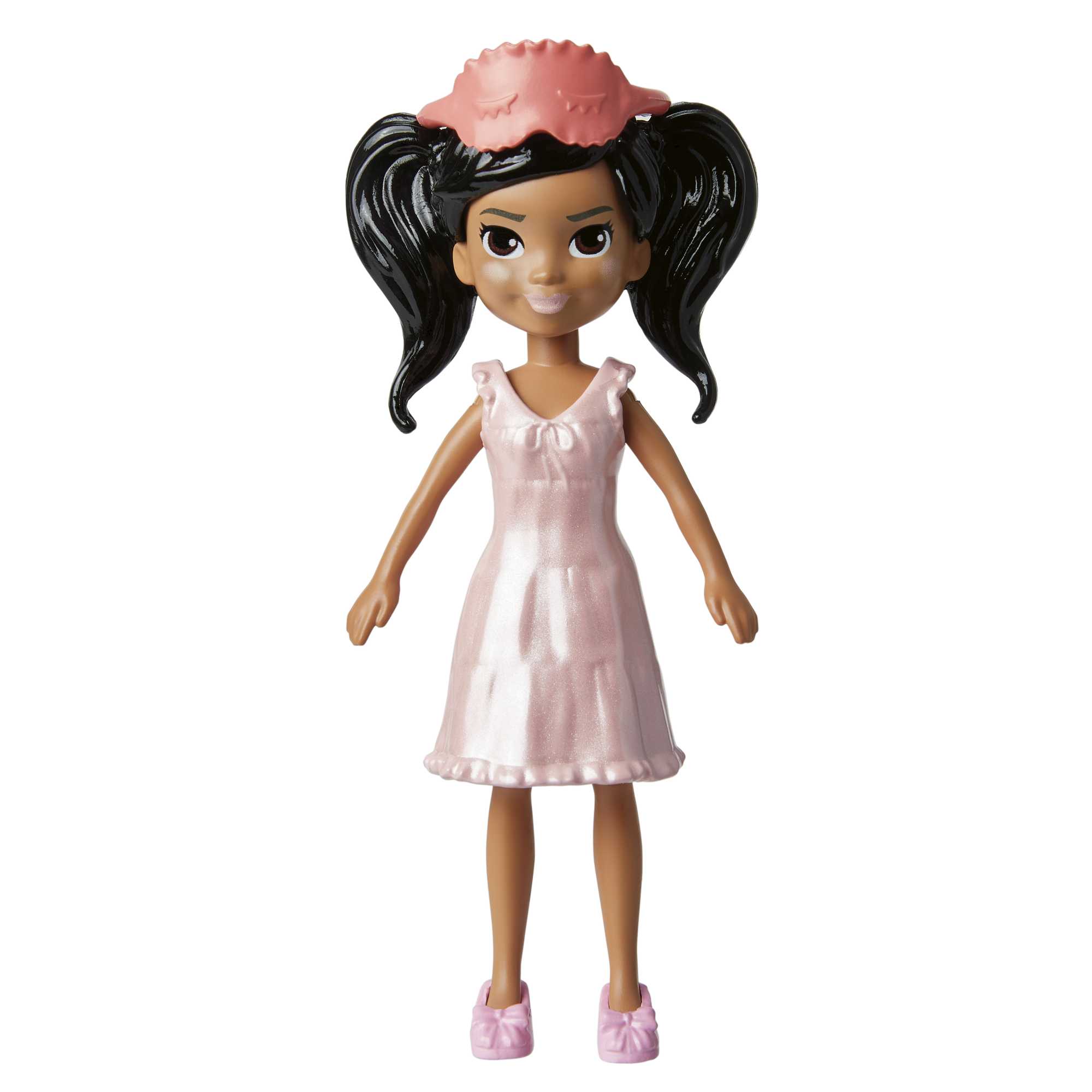 Polly Pocket Coffret Poupée et 18 Accessoires, Chaton Nacré