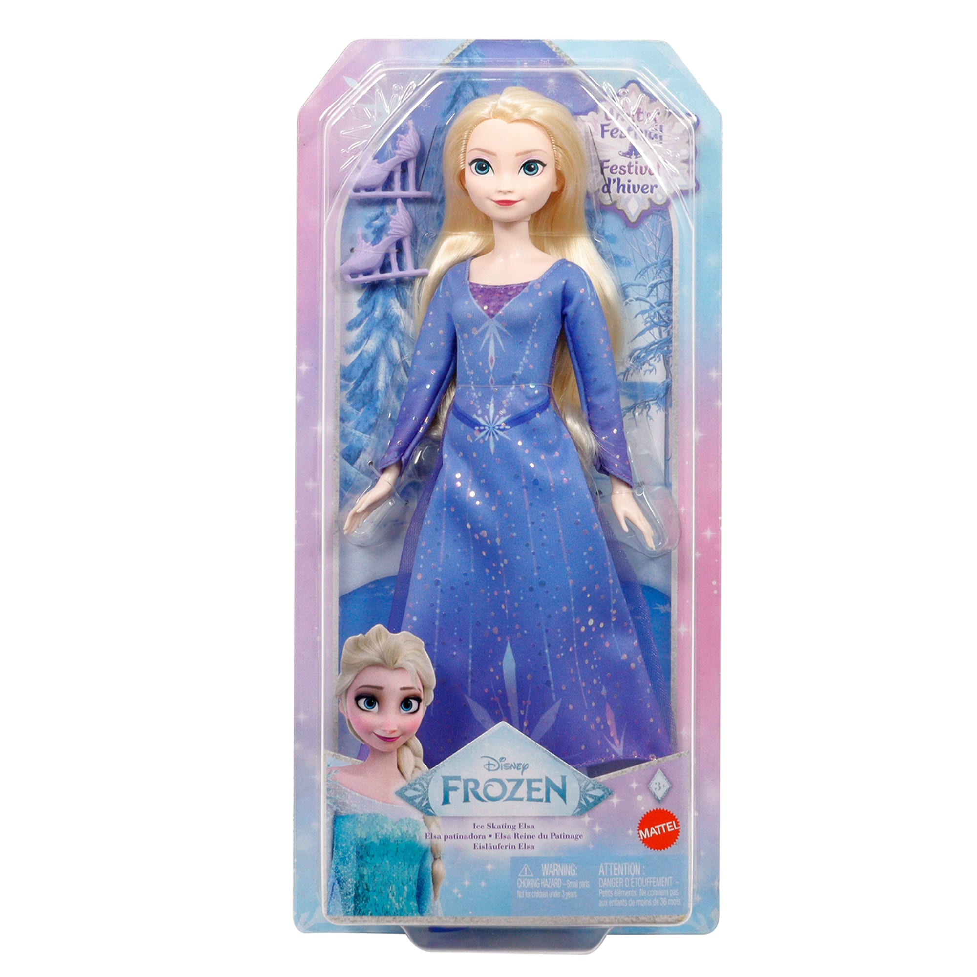 Disney Frozen Muñeca Elsa Patinaje sobre Hielo