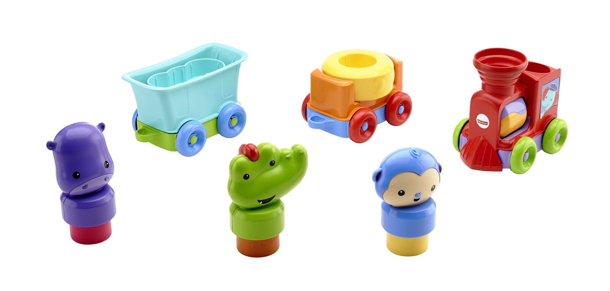 Fisher-Price Juguete para Bebés Silly Safari Tren Animales Divertidos