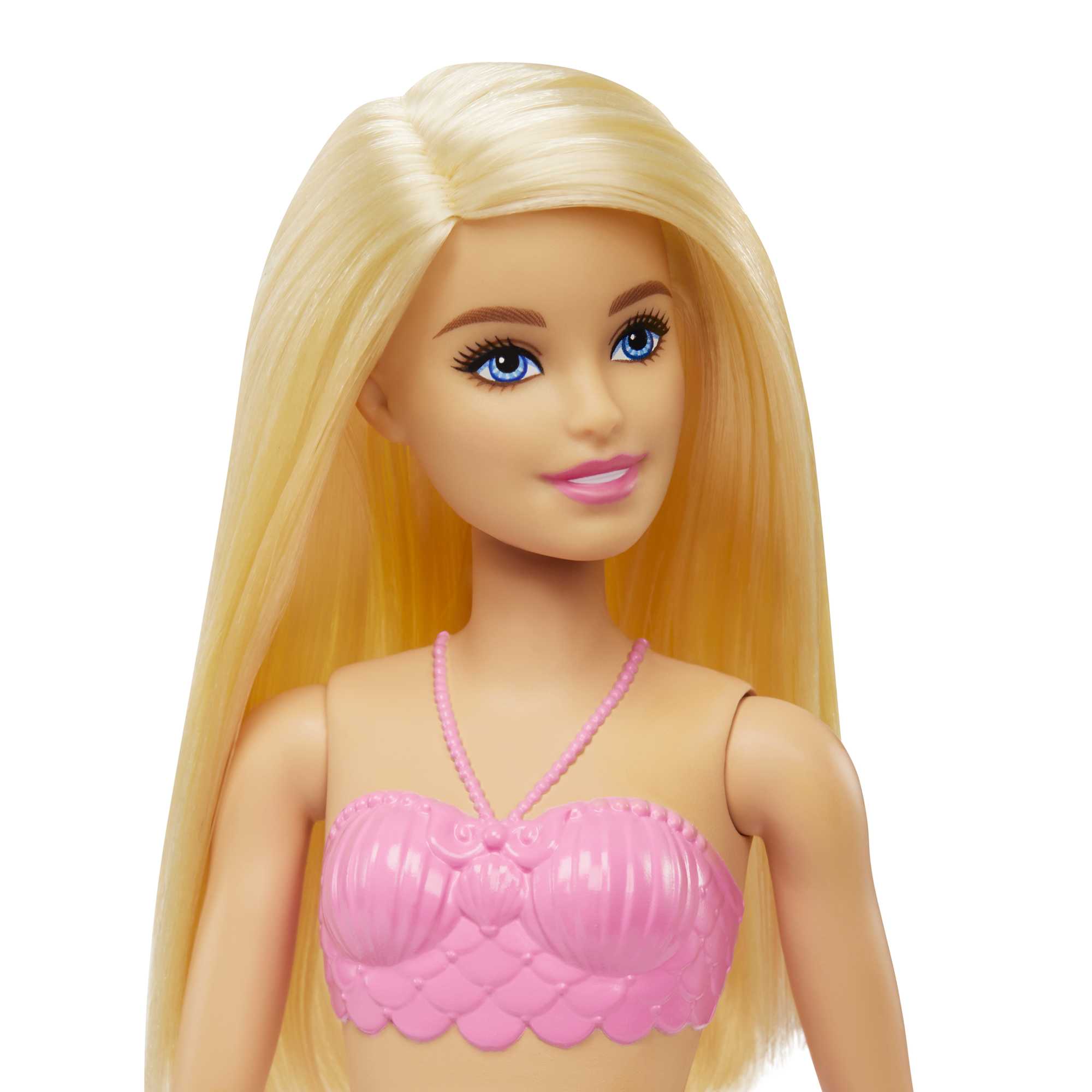 Barbie Fantasía Muñeca Sirena Aleta Rosa con Azul