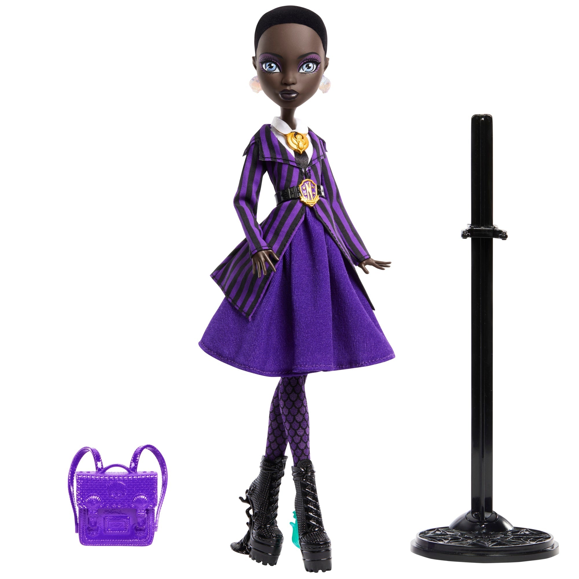 Monster High X Wednesday Collectible Doll, Bianca Barclay in Nevermore Academy Uniform