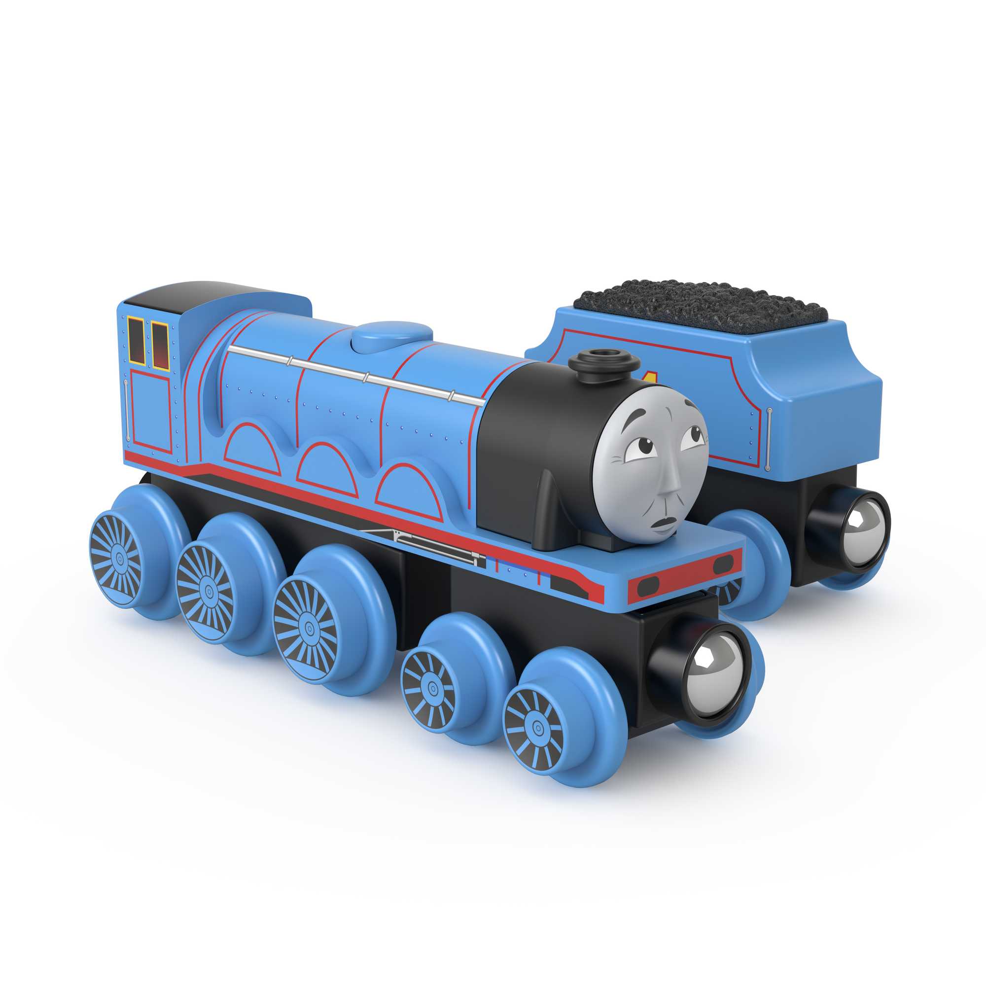 Fisher-Price Thomas et ses Amis Piste en Bois Locomotive Gordon et Wagon de Charbon