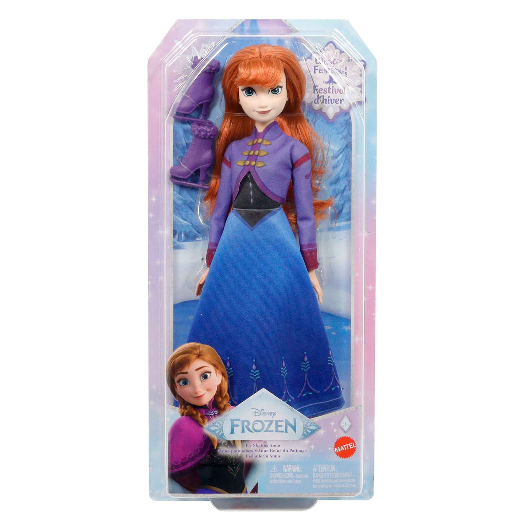 Disney Frozen Muñeca Anna Patinaje sobre Hielo