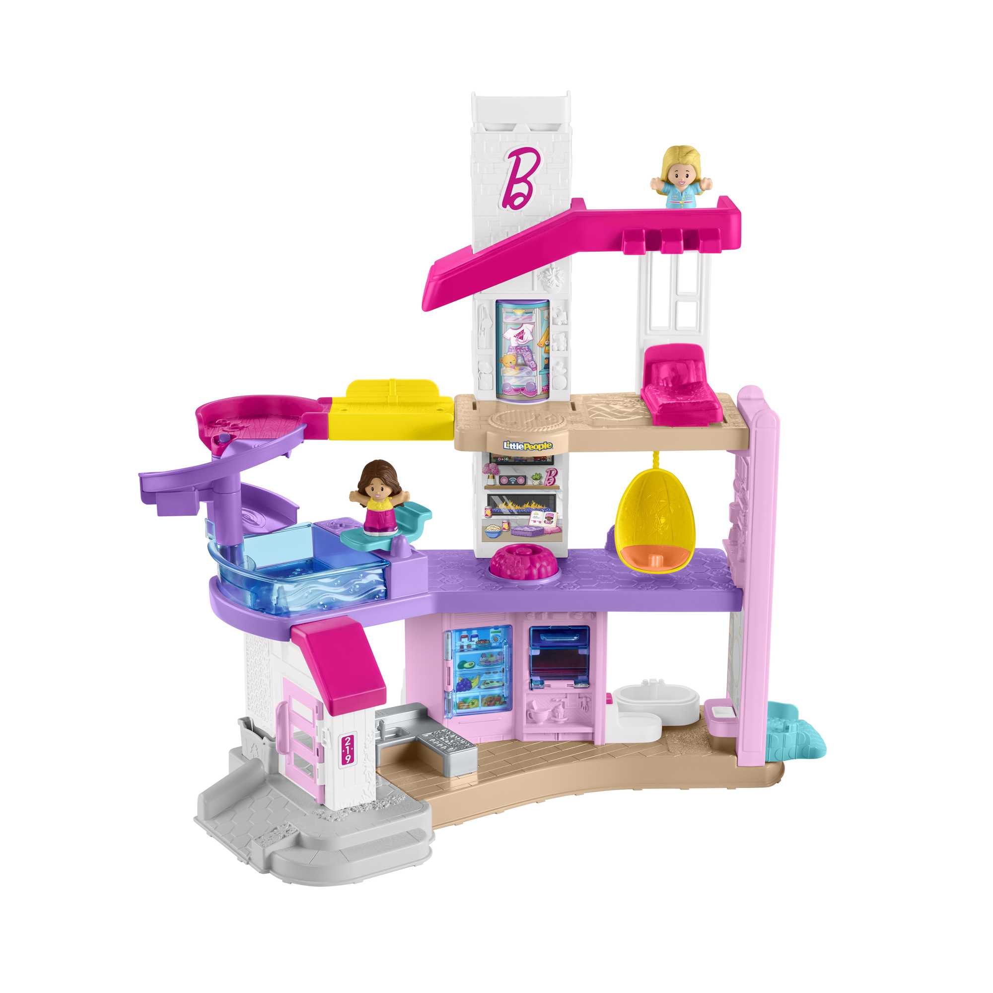 Little People Petite Maison de Rêve Barbie Version Anglaise et Française