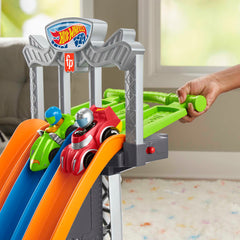Little People Hot Wheels La Tour des Boucles de Course