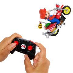 Hot Wheels RC Mario Wheelie Motocross RC, Remote-Controlled Battery-Powered Vehicle