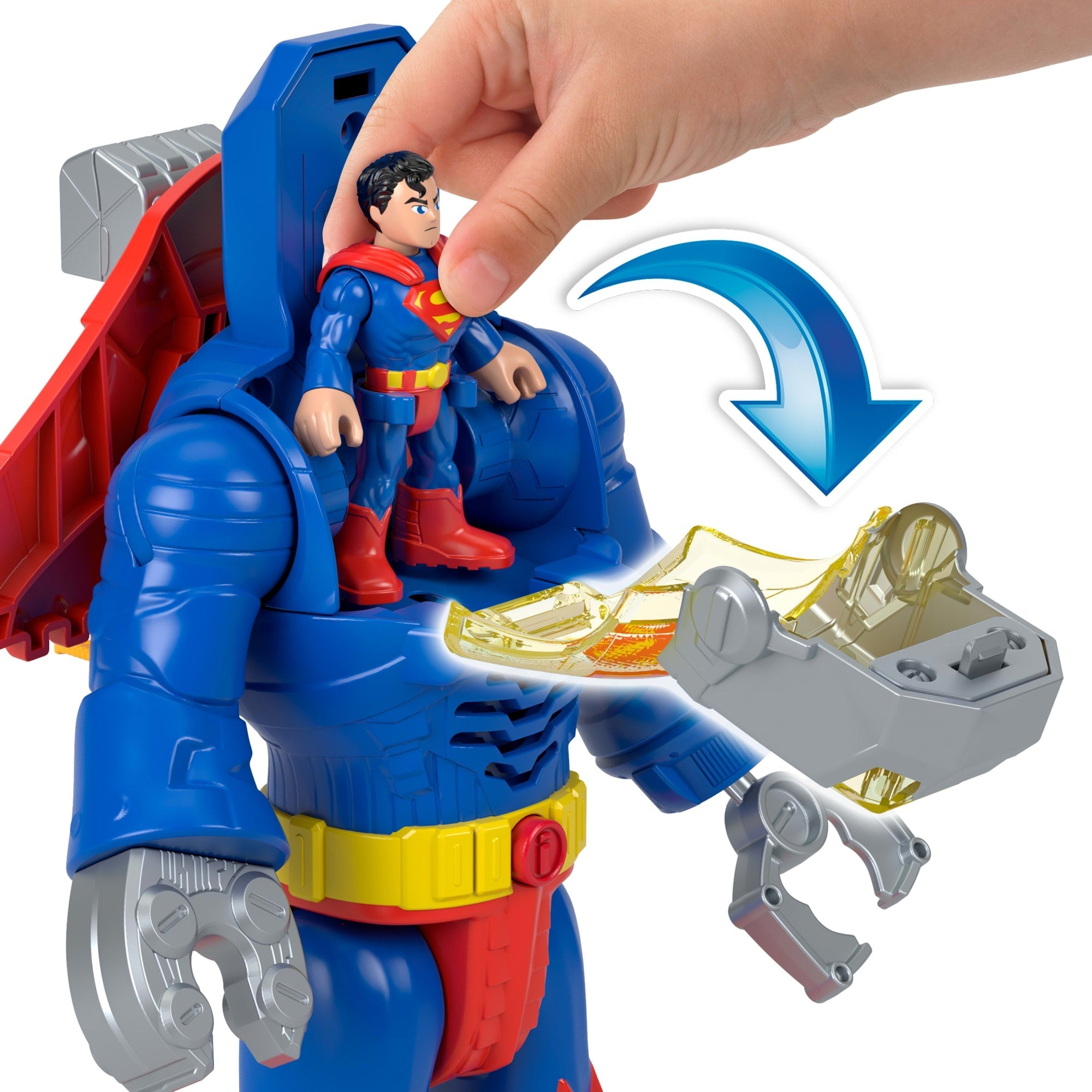 Imaginext® Dc Super Friends™ Planeur et Exosquelette de Superman